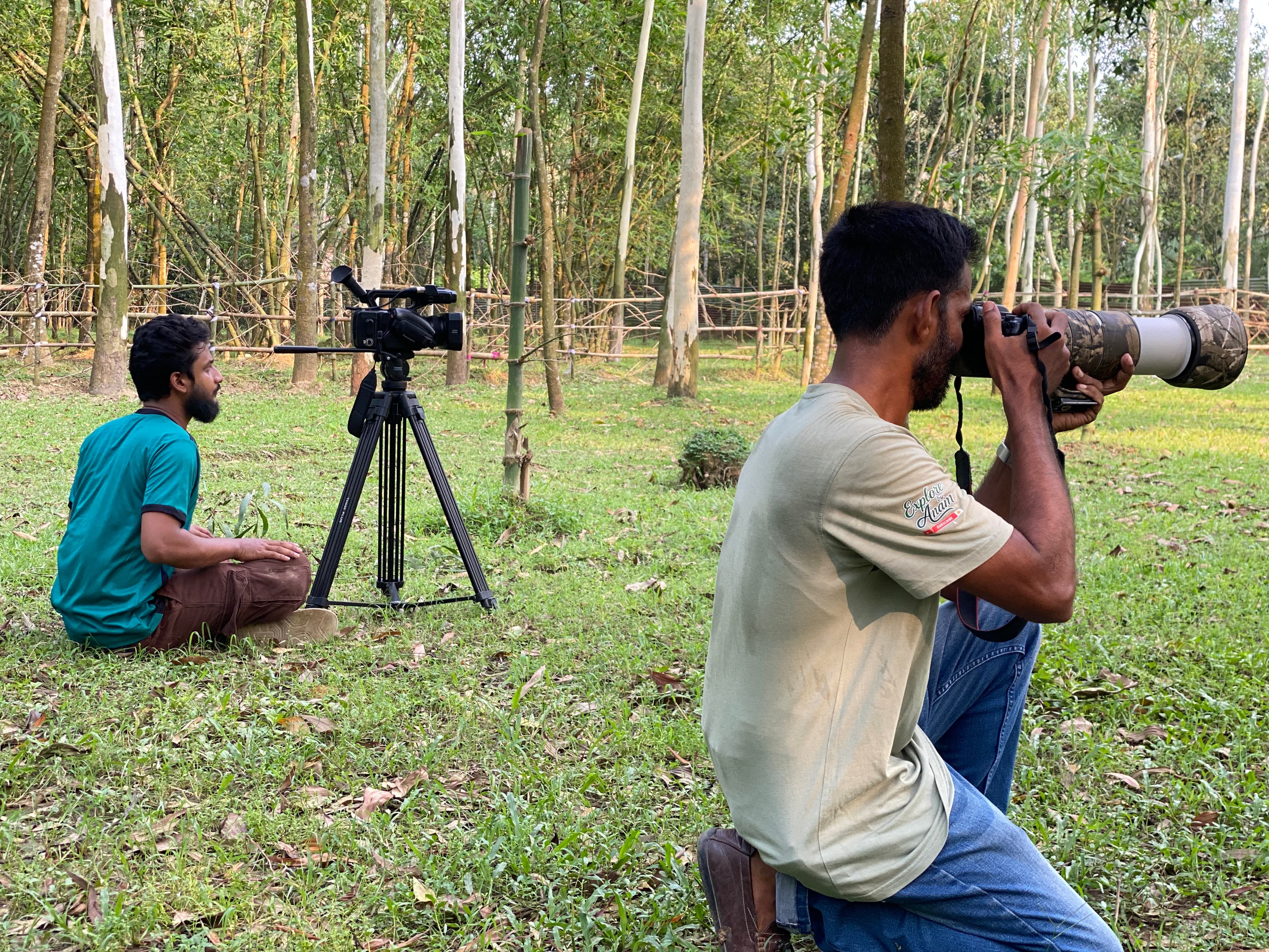 Cinematographer at the Stand